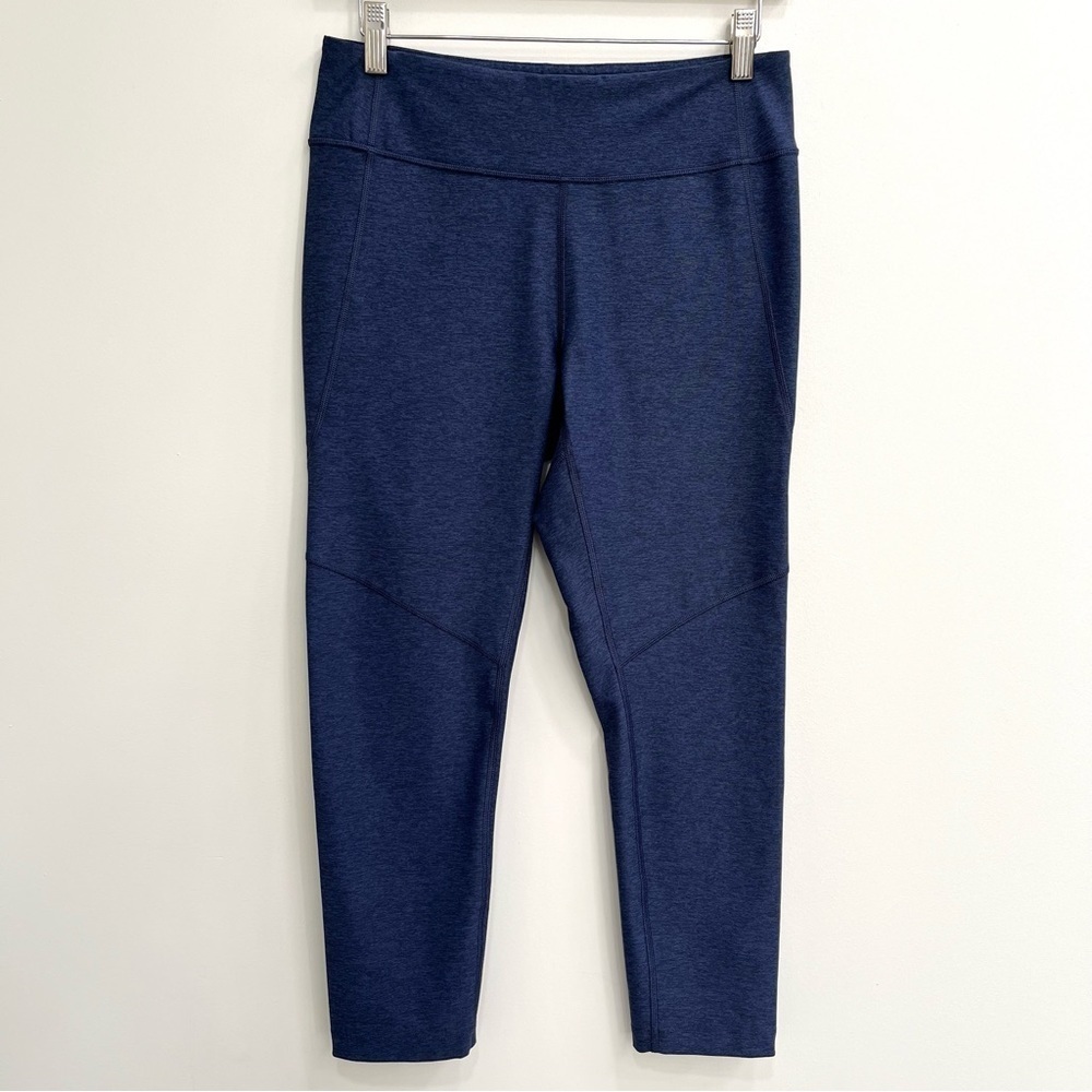 Outdoor Voices blue cropped leggings size large